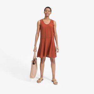 Everlane The Clean Silk Sleeveless Dress
